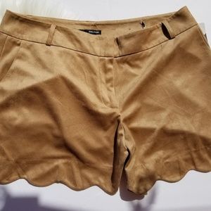 Maurices Smart Faux-Suede Shorts 11/12 Scallop Hem